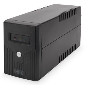 Digitus DN-170063-B nepertraukiamo maitinimo resursai (UPS) „Line-Interactive“ 0,6 kVA 360 W 2 AC išvestis(ys / čių)