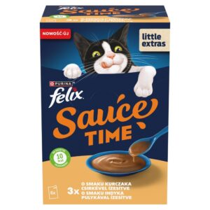 PURINA Felix Sauce Time - šlapias kačių maistas - 6x40g