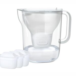 BRITA Style ESSENTIAL XL baltas filtravimo ąsotis + 3 x MX Pro Pure Performance filtras