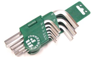 JONNESWAY COLINIAI ŠEšiakampiai raktai 9 vnt. H01SM209S