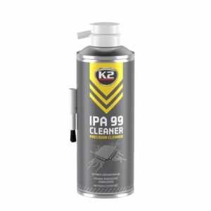 K2 IZOPROPILO ALKOHOLIS 99% GRYNUMO SU ŠEPETĖLIU IR VAMZDELIU IPA99 PURŠKALAS 400ML - Image 1