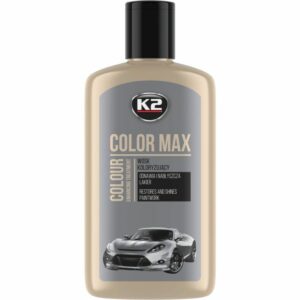 K2 COLOR MAX SPALVĄ ATSTATANTIS VAŠKAS, SUTEIKIANTIS BLIZGESIO IR APSAUGĄ, SIDABRINIS 250ML