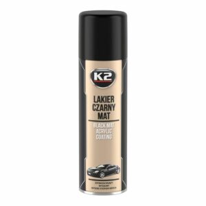 K2 AKRILINIS GREITAI DŽIŪSTANTIS LAKAS JUODAS MATINIS 500ML