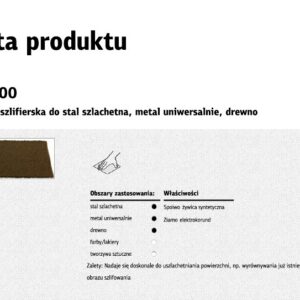KLINGSPOR NEAUSTINIO PLUOŠTO LAKŠTAS 152x229mm MEDIUM
