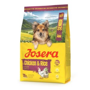 JOSERA Mini Senior Chicken & Rice - sausas maistas šunims - 3kg