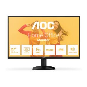AOC B3 Q27B35E kompiuterio monitorius 68,6 cm (27") 2560 x 1440 pikseliai Quad HD LED Juoda