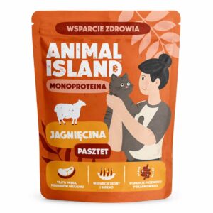 ANIMAL ISLAND Mono Lamb - šlapias kačių maistas - 100g
