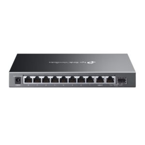 TP-Link Omada ES210GMP tinklo komutatorius Valdomas Gigabit Ethernet (10/100/1000) Maitinimas per Eternetą (PoE) Juoda - Image 2