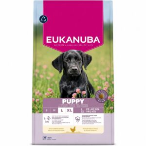 EUKANUBA Premium Nutrition Puppy Large & Giant Breed Chicken - sausas maistas šunims - 18kg