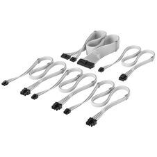 Corsair Premium Individually Sleeved DC Cable Starter Kit, Type 5, White