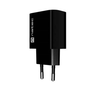 SIENINIS ĮKROVIKLIS NATEC RIBERA 1X USB-A 18W JUODAS - Image 2