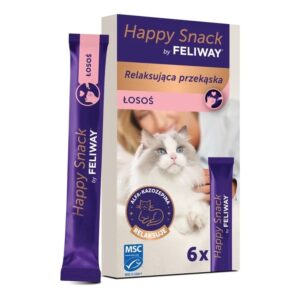 CEVA Feliway Happy snack Salmon - skanėstas katėms - 6x15g