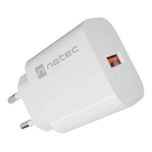 SIENINIS ĮKROVIKLIS NATEC RIBERA 1X USB-A 18W BALTAS - Image 3
