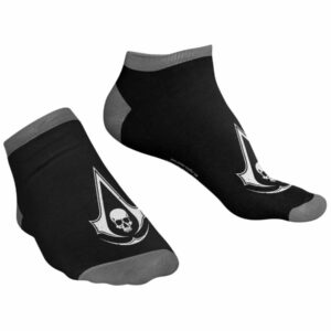 Kulkšnių kojinės Good Loot Assassin's Creed Black Flag Resynced - Crest Juoda