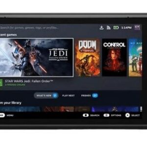 „Valve“ konsolė „Steam Deck“ su LCD ekranu, 256 GB