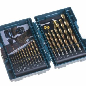 MAKITA HSS-G TiN titano grąžtų rinkinys 19 vnt.