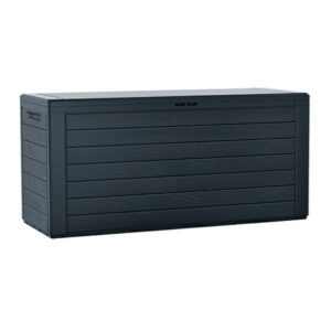 PROSPERPLAST SODO DĖŽĖ 280L WOODEBOX - ANTRACITO SPALVOS