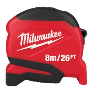 MILWAUKEE MATAVIMO JUOSTA PRO COMPACT 8m 26ft-25 II KARTA