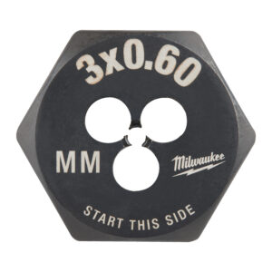 MILWAUKEE ŠEŠIAKAMPĖ SRIEGIAPJOVĖ M3-0.60mm