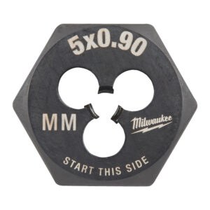 MILWAUKEE ŠEŠIAKAMPĖ SRIEGIAPJOVĖ M5-0.90mm