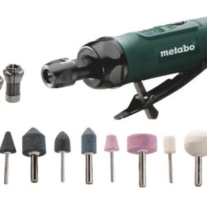 METABO PNEUMATINIS TIESINIS ŠLIFUOKLIS DG 25 SET + PRIEDAI