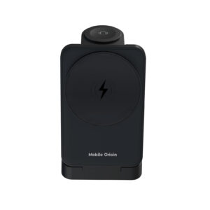 Mobile Origin 3in1 Foldable Charging Stand with light, PW28, black - Image 11