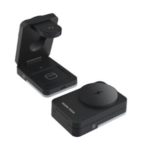 Mobile Origin 3in1 Foldable Charging Stand with light, PW28, black - Image 7