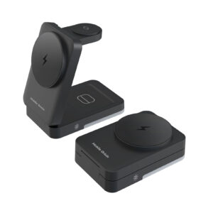 Mobile Origin 3in1 Foldable Charging Stand with light, PW28, black - Image 8