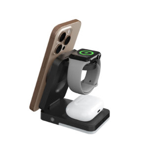 Mobile Origin 3in1 Foldable Charging Stand with light, PW28, black - Image 9