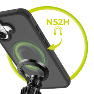 Mobile Origin Hybrid MagSafe dėklas, matte black - Apple iPhone 17 - Image 9