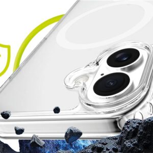 Mobile Origin Hybrid MagSafe dėklas, skaidrus - Apple iPhone 17 - Image 6