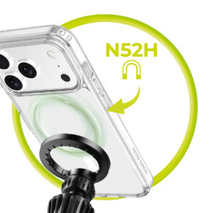 Mobile Origin Hybrid MagSafe dėklas, skaidrus - Apple iPhone 17 Pro - Image 9