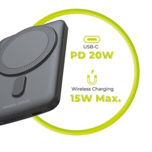 Mobile Origin Wireless Magnetic PowerBank 5000mAh PB10 - Image 4