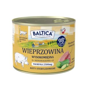 BALTICA Smaki regionów Pork - šlapias kačių maistas - 185g