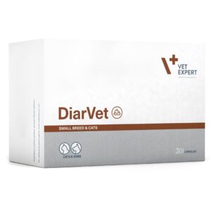 VETEXPERT Diarvet Small breed - papildai šunims ir katėms -  30 tablečių