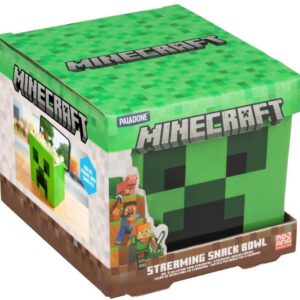 PP MINECRAFT CREEPER STREAMING SNACK BOWL
