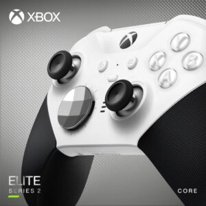 Microsoft Xbox Elite Wireless Series 2 – Core Juoda, Balta Bluetooth/USB Žaidimų pultelis Analoginis / skaitmeninis PC, Xbox One - Image 3