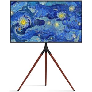 Techly ICA-TR18SAM televizoriaus laikiklis 165,1 cm (65") Riešutmedžio