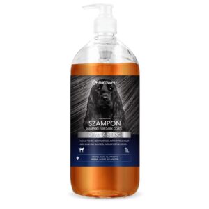EUROWET Dark coat - šampūnas šunims - 1l
