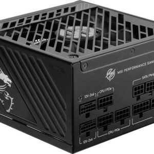 MSI MPG A1250GS 1250W PCIE5 80+ Gold maitinimo šaltinis (306-7ZPFX11-CE0) - Image 3