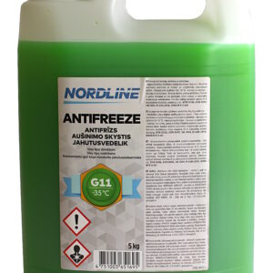 NORDLINE Aušinimo skystis žalias -35°C (G11) 5kg