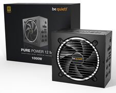 be quiet! Pure Power 12M 80 PLUS Gold Power Supply, Modular, ATX 3.1, PCIe 5.1 - 1,200 watts