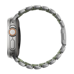Nomad Stratos Band Natural Titanium Forest Green FKM AW 45/46/49mm - Image 2