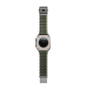 Nomad Stratos Band Natural Titanium Forest Green FKM AW 45/46/49mm - Image 11