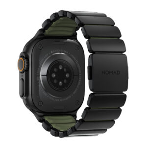 Nomad Stratos Band Black Titanium Forest Green FKM AW 45/46/49mm - Image 5