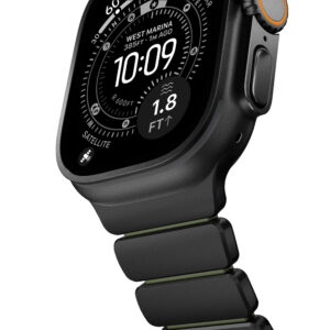 Nomad Stratos Band Black Titanium Forest Green FKM AW 45/46/49mm - Image 8
