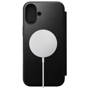Nomad Modern Leather Folio, juodos spalvos - Apple iPhone 16 Plus - Image 4