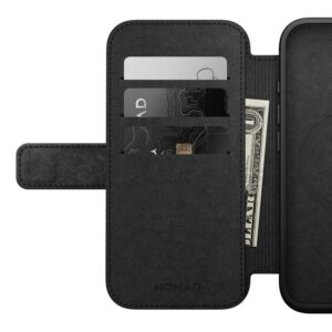 Nomad Modern Leather Folio, rudos spalvos - Apple iPhone 16 - Image 8