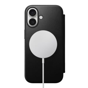 Nomad Modern Leather Folio, juodos spalvos - Apple iPhone 16 - Image 4