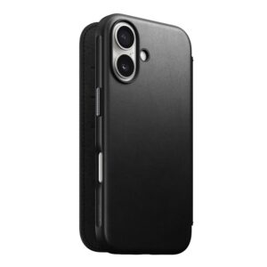 Nomad Modern Leather Folio, juodos spalvos - Apple iPhone 16 - Image 5